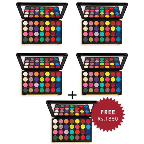 Makeup Revolution X Patricia Bright Rich In Colour Palette 4pc Set + 1 Full Size Product Worth 25% Value Free