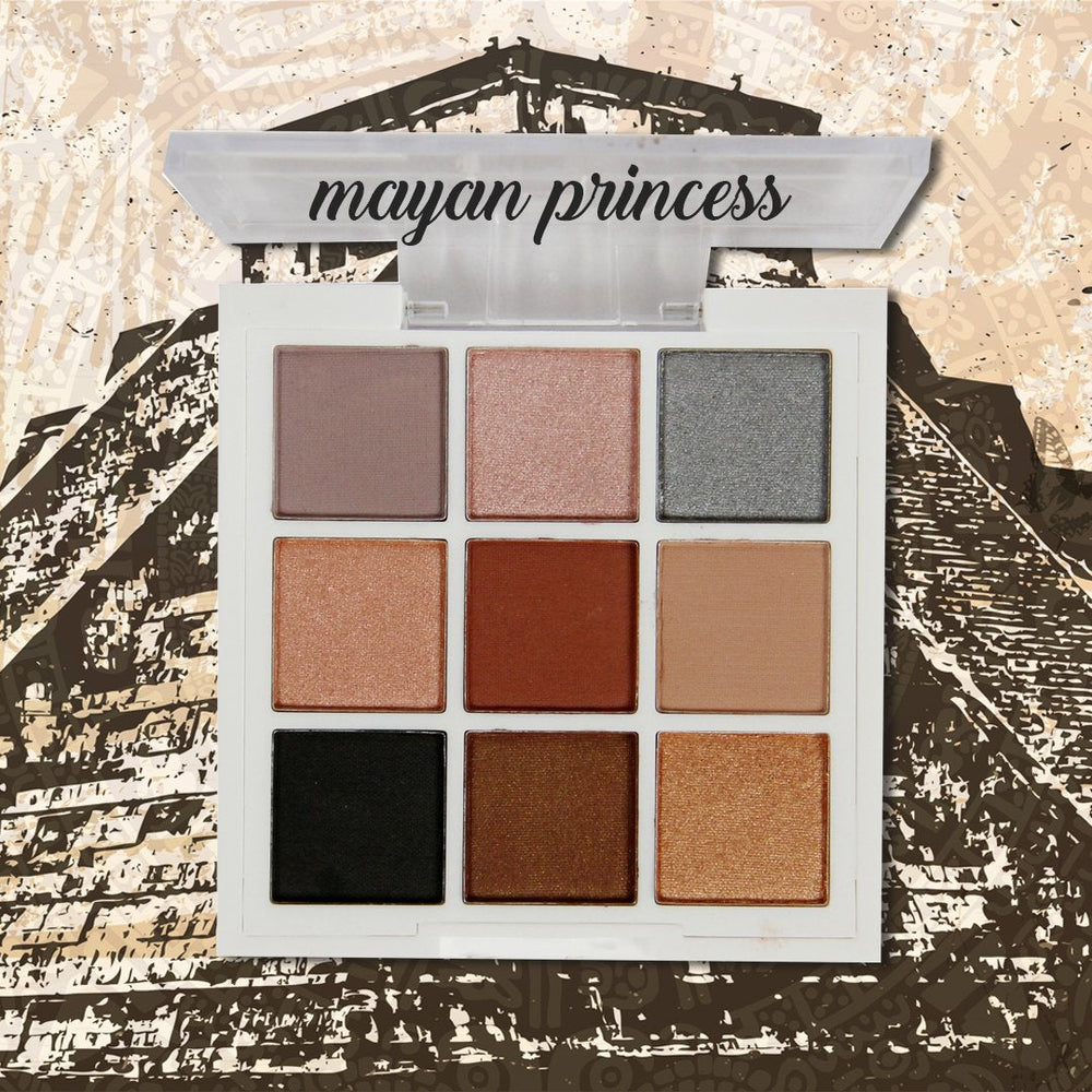 Playground Hero Shadow Palette - Mayan Princess 4pc Set + 1 Full Size Product Worth 25% Value Free