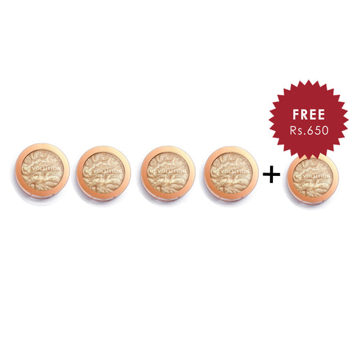 Makeup Revolution Highlight Reloaded Raise the Bar 4Pcs Set + 1 Full Size Product Worth 25% Value Free