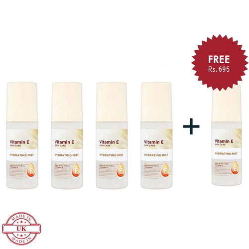 Superdrug Vitamin E Hydrating Mist 150ml 4Pcs Set + 1 Full Size Product Worth 25% Value Free