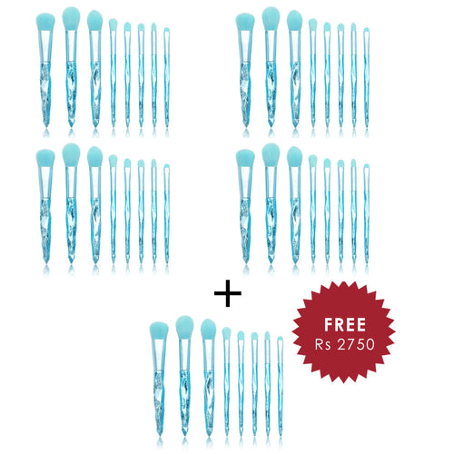 Jessup 8pcs Glacier Blue 4pc Set + 1 Full Size Product Worth 25% Value Free