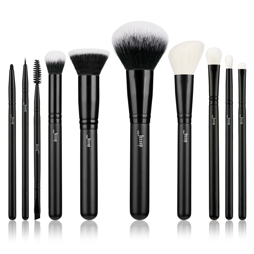 Jessup 10pcs Customary Brush Set 4pc Set + 1 Full Size Product Worth 25% Value Free