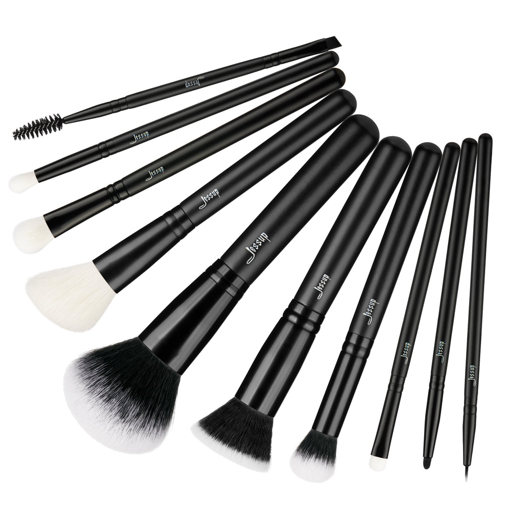 Jessup 10pcs Customary Brush Set 4pc Set + 1 Full Size Product Worth 25% Value Free