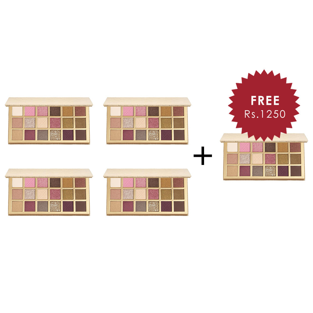 XX Revolution LuXX Eyeshadow Palette Bare LuXX 4pc Set + 1 Full Size Product Worth 25% Value Free