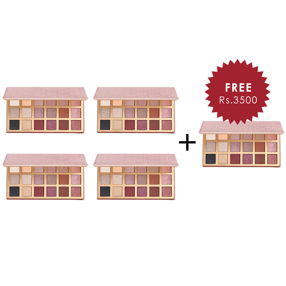 XX Revolution LuXX Eyeshadow Palette XXpectation 4pc Set + 1 Full Size Product Worth 25% Value Free