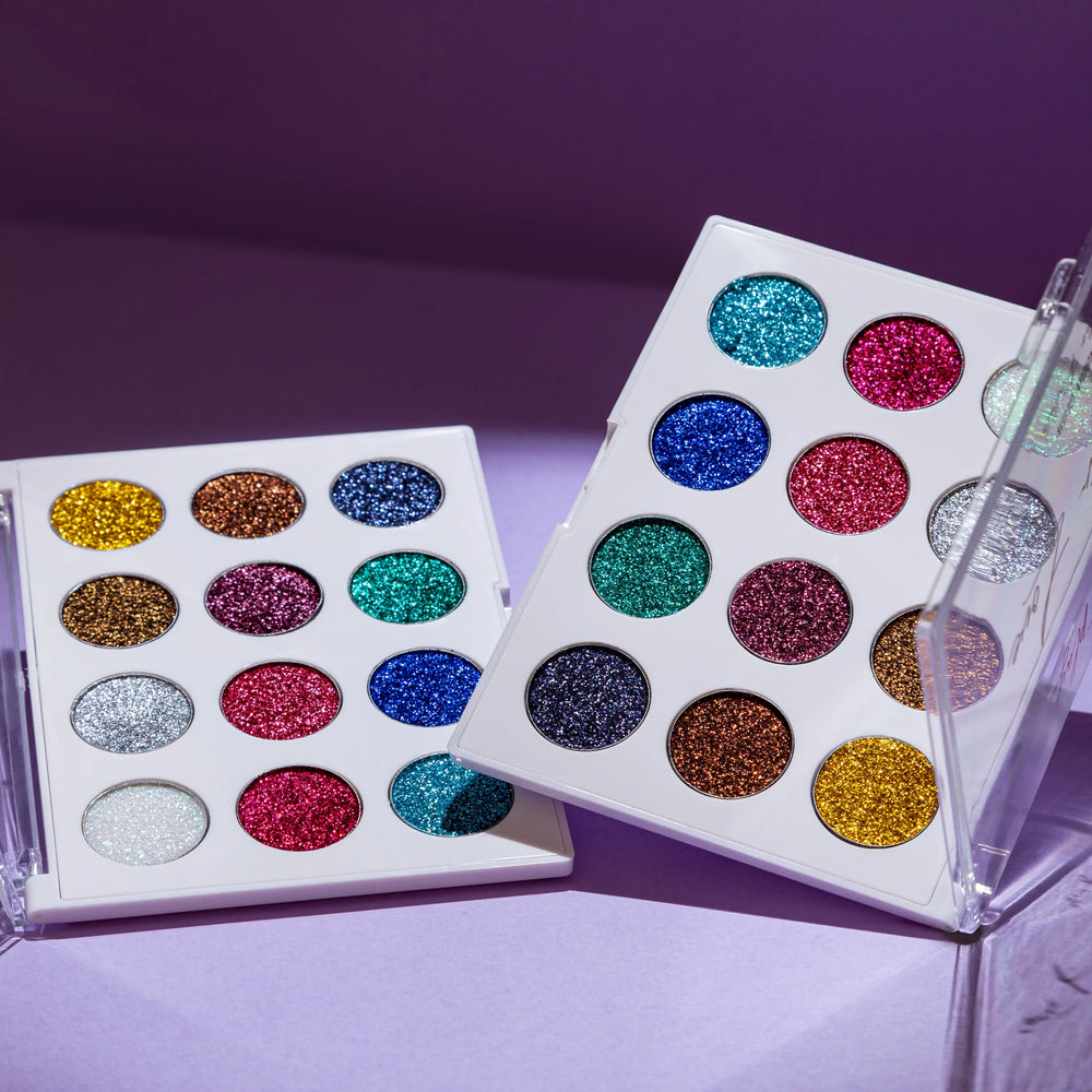Pigment Play Max Effects Glitte Palette- Glitter Love 4pc Set + 1 Full Size Product Worth 25% Value Free