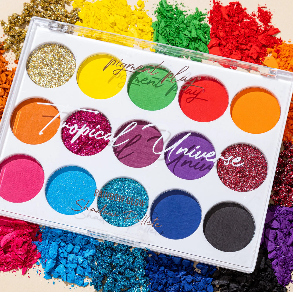 Pigment Play Multi Effect Shadow Palette - Tropical Universe 4pc Set + 1 Full Size Product Worth 25% Value Free