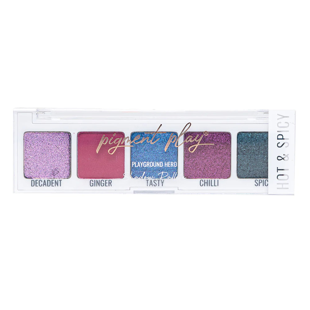Pigment Play Sugar & Spice Shadow Palette - Hot & Spicy 4pc Set + 1 Full Size Product Worth 25% Value Free