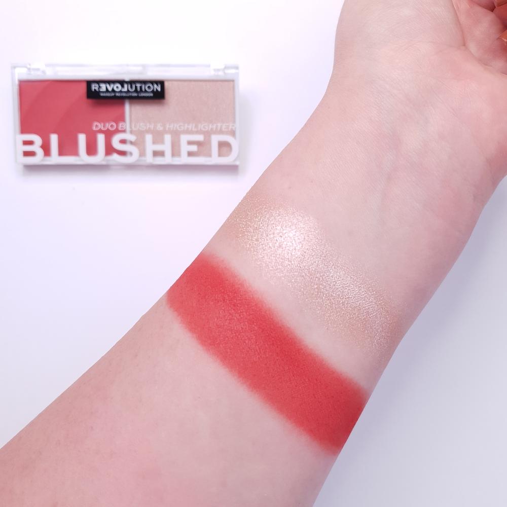 Revolution Relove Colour Play Blushed Duo - Cute - HOK Makeup