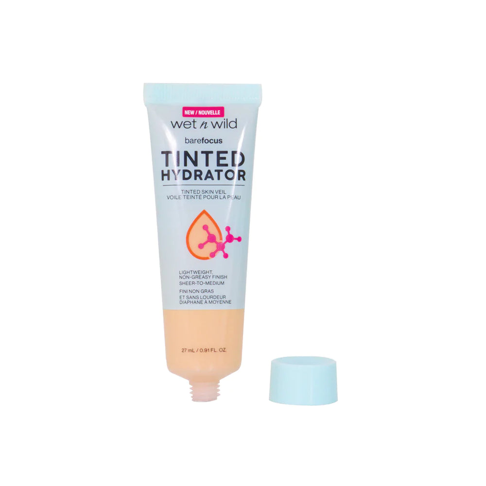 Wet N Wild Bare Focus Tinted Hydrator Tinted Skin Veil - Light Medium 4pc Set + 1 Full Size Product Worth 25% Value Free