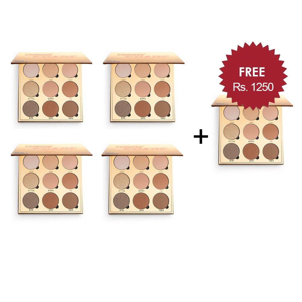 Makeup Obsession Throw Shade Contour Palette 4Pcs Set + 1 Full Size Product Worth 25% Value Free