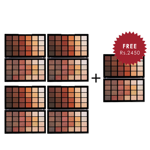 Makeup Revolution Colour Book Eyeshadow Palette 4Pcs Set + 1 Full Size Product Worth 25% Value Free