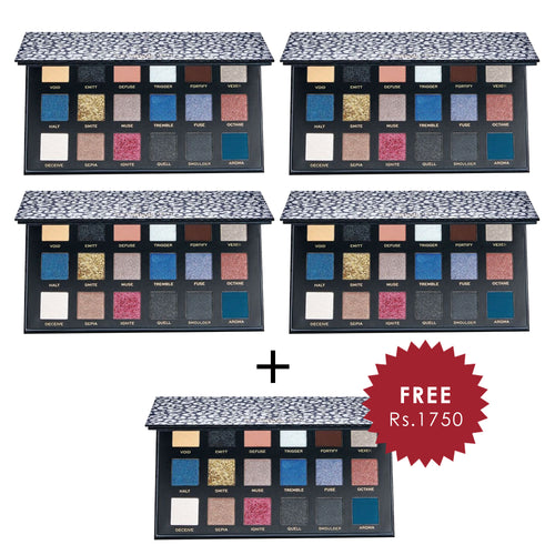 Revolution Pro New Neutrals Smoked Shadow Palette 4pc Set + 1 Full Size Product Worth 25% Value Free