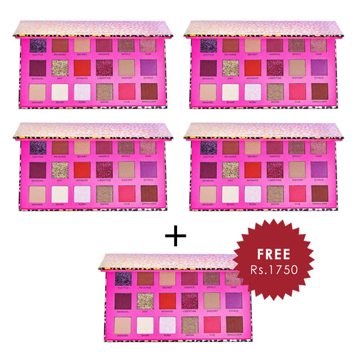Revolution Pro New Neutrals Passion Shadow Palette 4pc Set + 1 Full Size Product Worth 25% Value Free