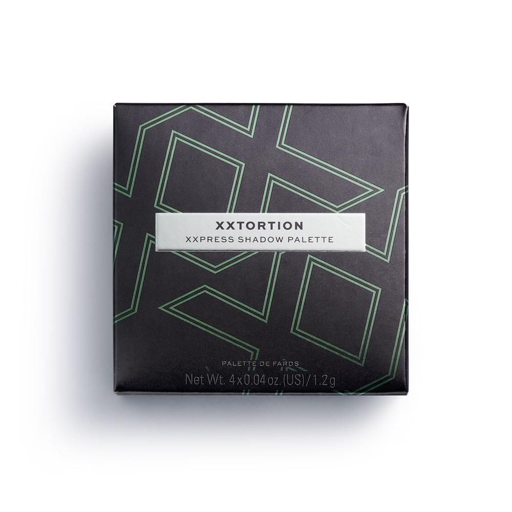 XX Revolution XXpress Quad Eyeshadow Palette - XXtortion 4pc Set + 1 Full Size Product Worth 25% Value Free
