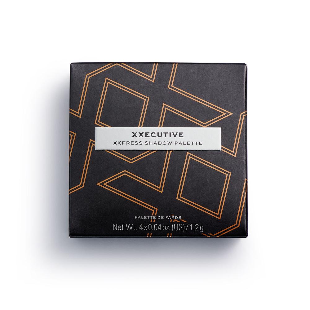 XX Revolution XXpress Quad Eyeshadow Palette - XXecutive 4pc Set + 1 Full Size Product Worth 25% Value Free