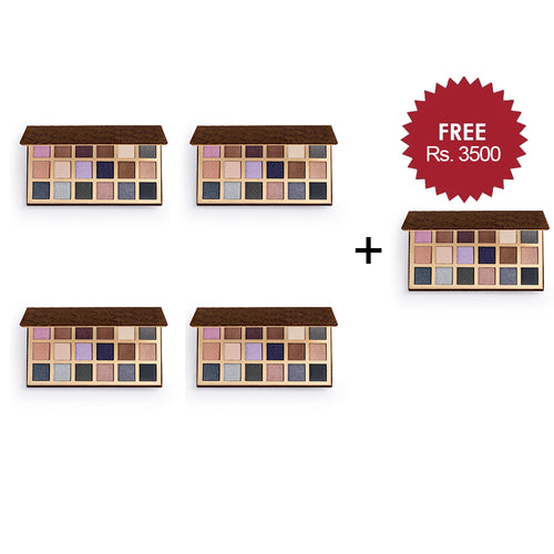 XX Revolution LuXX Eyeshadow Palette - TuXXedo 4pc Set + 1 Full Size Product Worth 25% Value Free