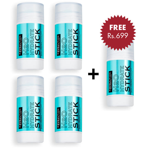 Revolution Relove Fix Stick H2o Hydrate Primer 4pc Set + 1 Full Size Product Worth 25% Value Free