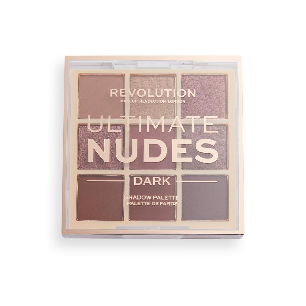 Makeup Revolution Ultimate Nudes Eyeshadow Palette - Dark - HOK Makeup