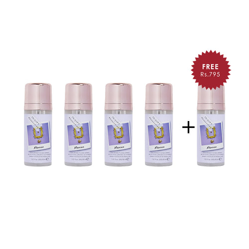 Revolution X Friends Mini Fixing Spray Monica 4pc Set + 1 Full Size Product Worth 25% Value Free