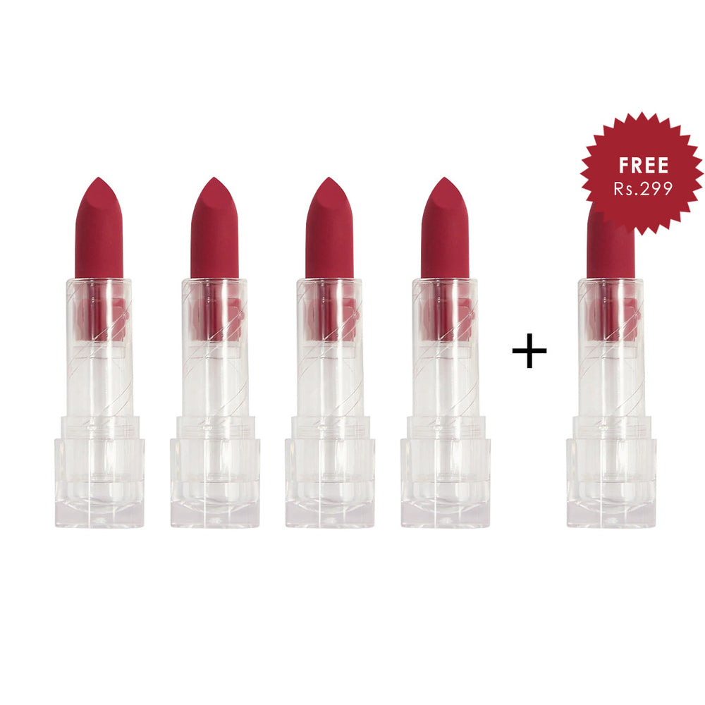 Revolution Relove Baby Lipstick Express 4pc Set + 1 Full Size Product Worth 25% Value Free