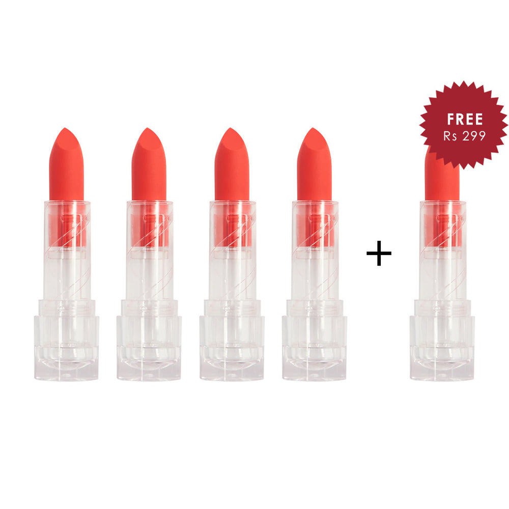 Revolution Relove Baby Lipstick Vision 4pc Set + 1 Full Size Product Worth 25% Value Free
