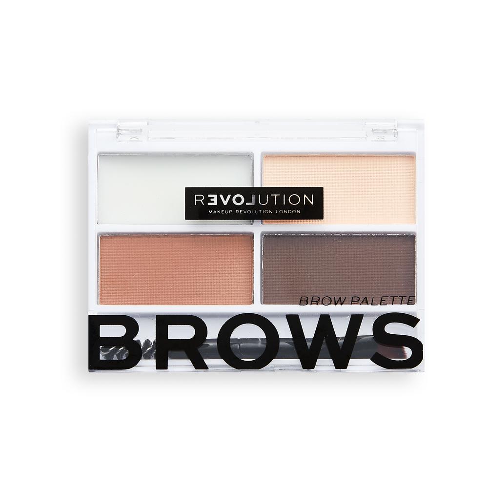 Revolution Relove Colour Cult Brow Palette - Medium - HOK Makeup