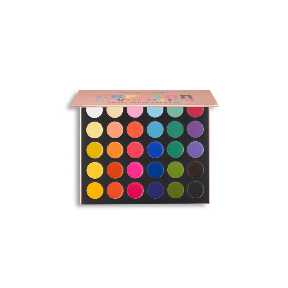 Revolution Creator Paint Book Palette 4pc Set + 1 Full Size Product Worth 25% Value Free