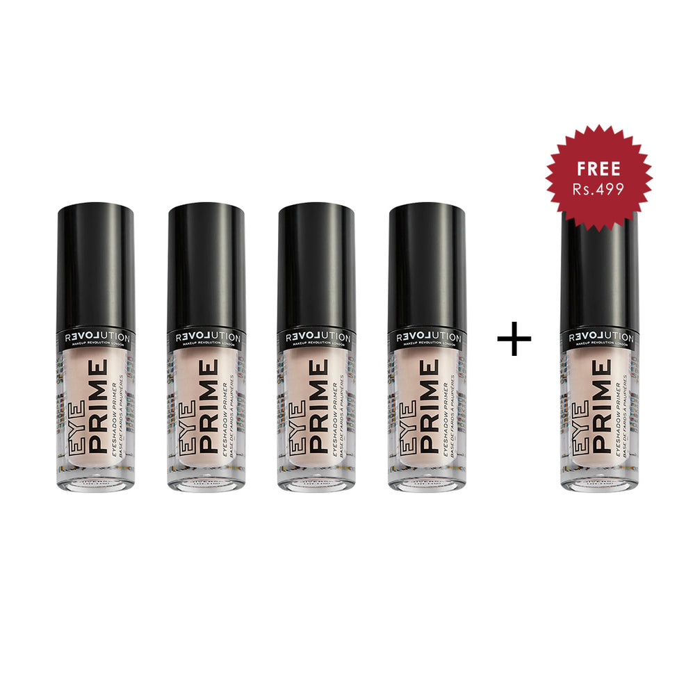 Revolution Relove Prime Up Perfecting Eye Prime 4pc Set + 1 Full Size Product Worth 25% Value Free