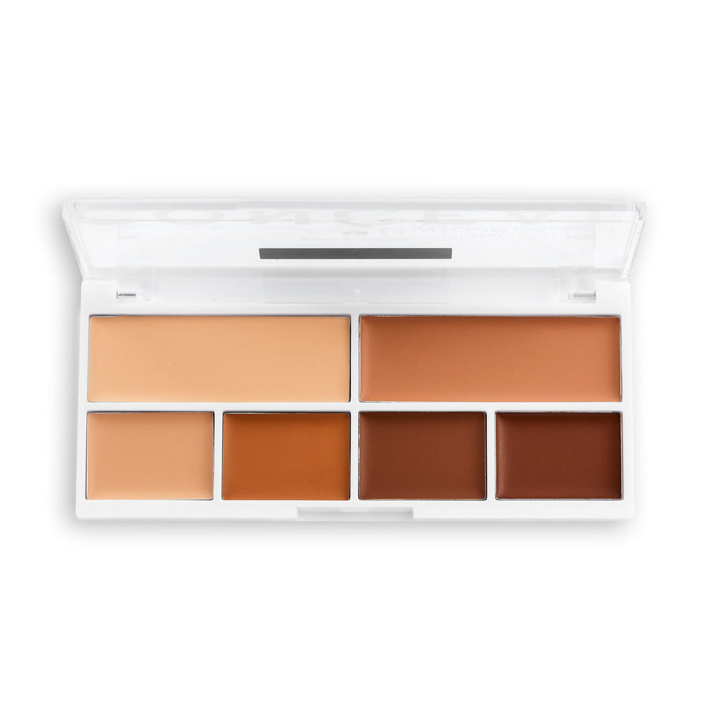 Revolution Relove Conceal Me Palette Medium 4pc Set + 1 Full Size Product Worth 25% Value Free