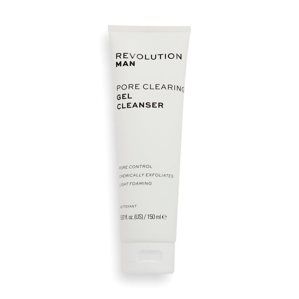 Revolution Man Pore Clearing Gel Cleanser 4pc Set + 1 Full Size Product Worth 25% Value Free
