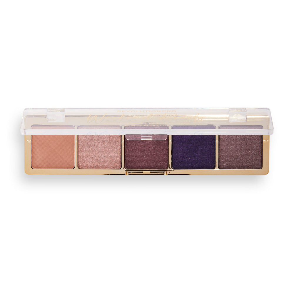 Revolution Pro Glam Eyeshadow Palette Weekend Ready Purple 4pc Set + 1 Full Size Product Worth 25% Value Free