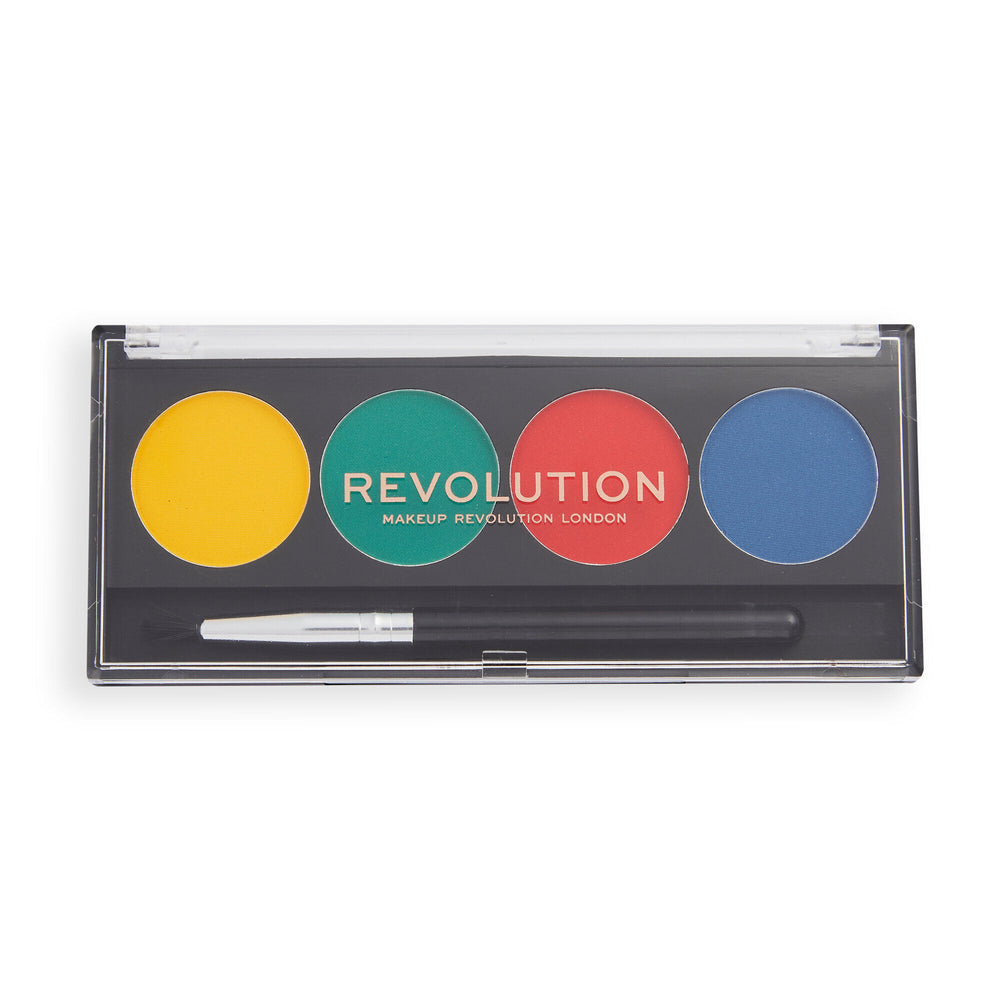 Revolution Graphic Eyeliner Palettes Bright Babe 4pc Set + 1 Full Size Product Worth 25% Value Free