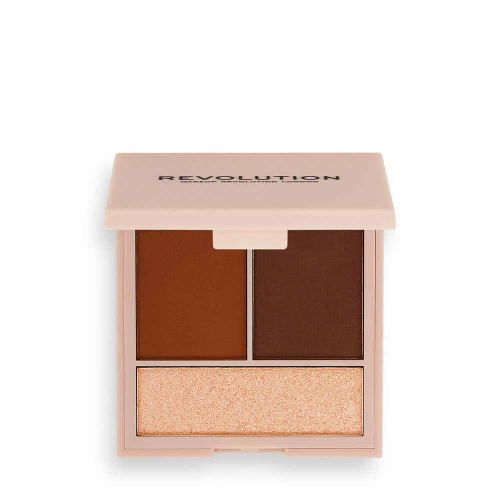 Revolution Face Powder Contour Compact Light 4pc Set + 1 Full Size Product Worth 25% Value Free