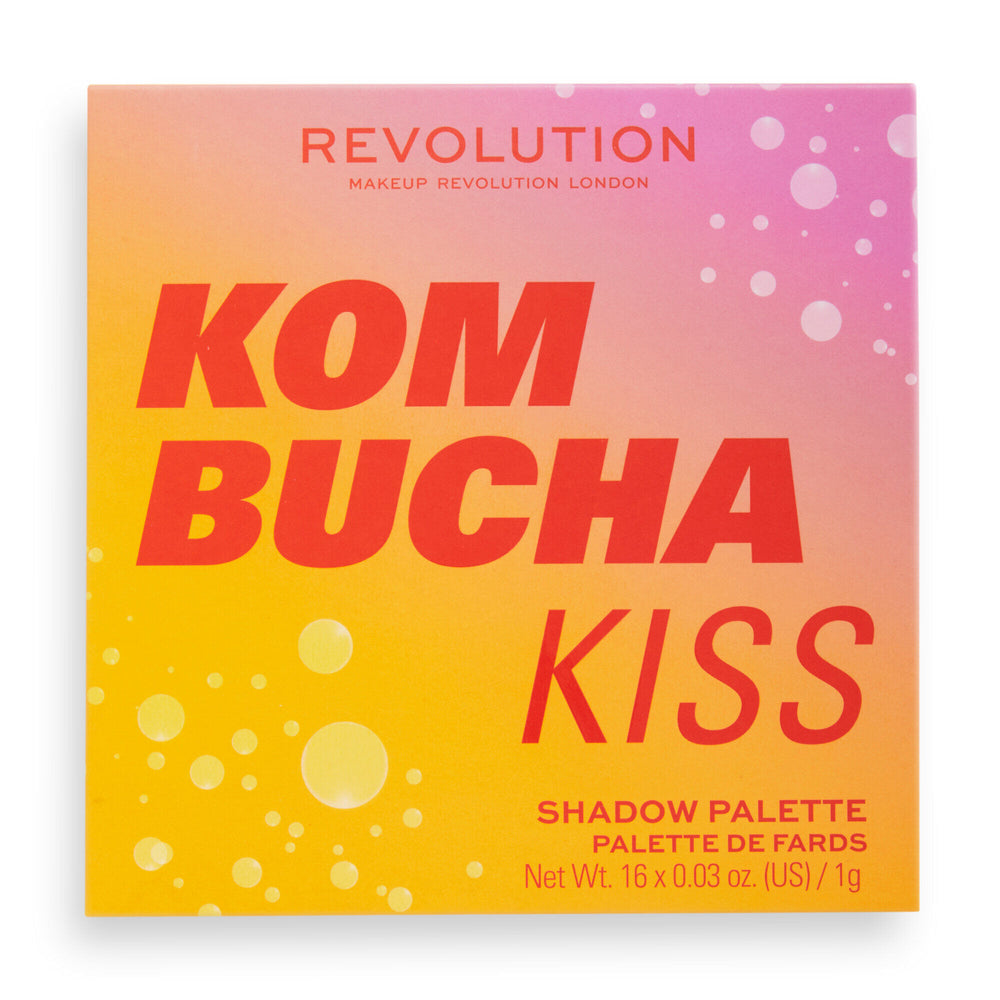 Revolution Hot Shot Eyeshadow Kombucha Kiss Palette 4pc Set + 1 Full Size Product Worth 25% Value Free