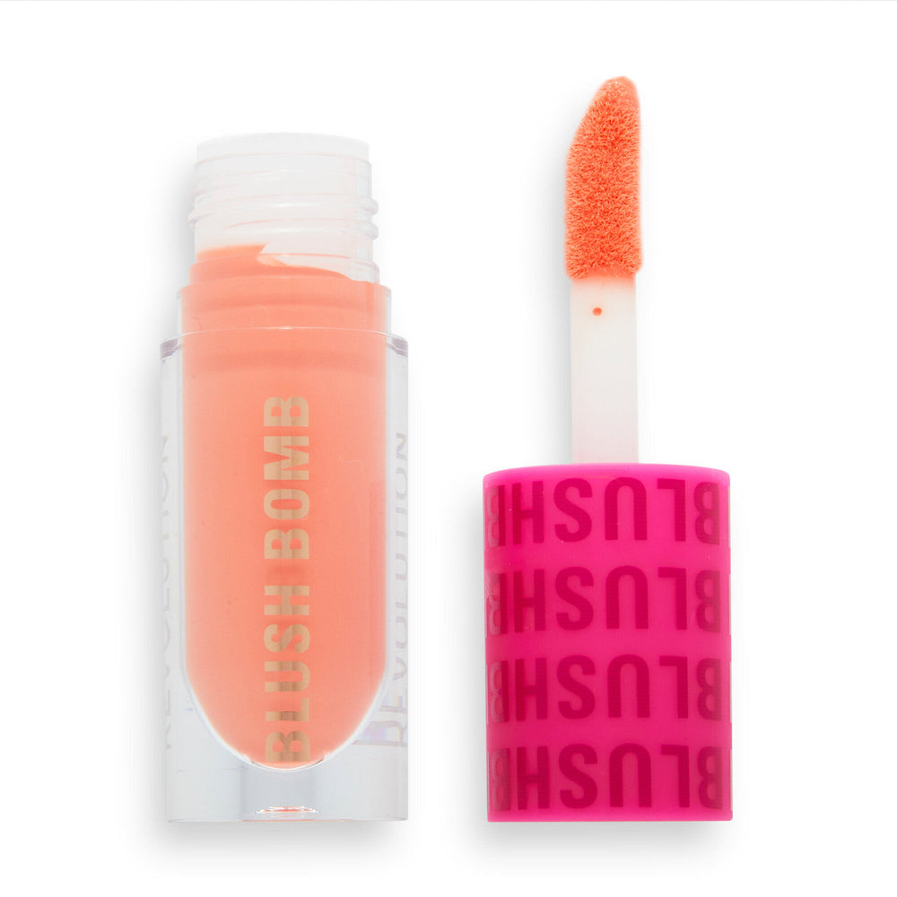 Revolution Blush Bomb Cream Blusher Peach Filter 4pc Set + 1 Full Size Product Worth 25% Value Free