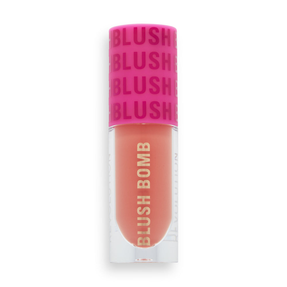 Revolution Blush Bomb Cream Blusher Glam Orange 4pc Set + 1 Full Size Product Worth 25% Value Free