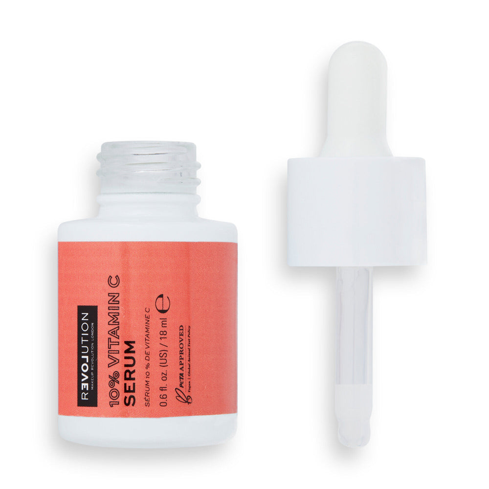 Relove By Revolution Brightening 10% Vitamin C Serum 4pc Set + 1 Full Size Product Worth 25% Value Free