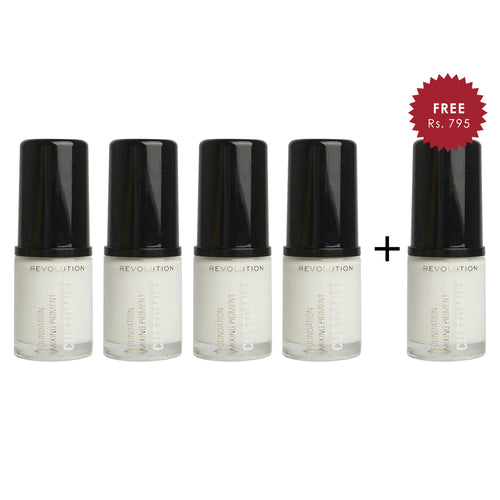 Revolution Foundation Mixing Pigment White 4pc Set + 1 Full Size Product Worth 25% Value Free