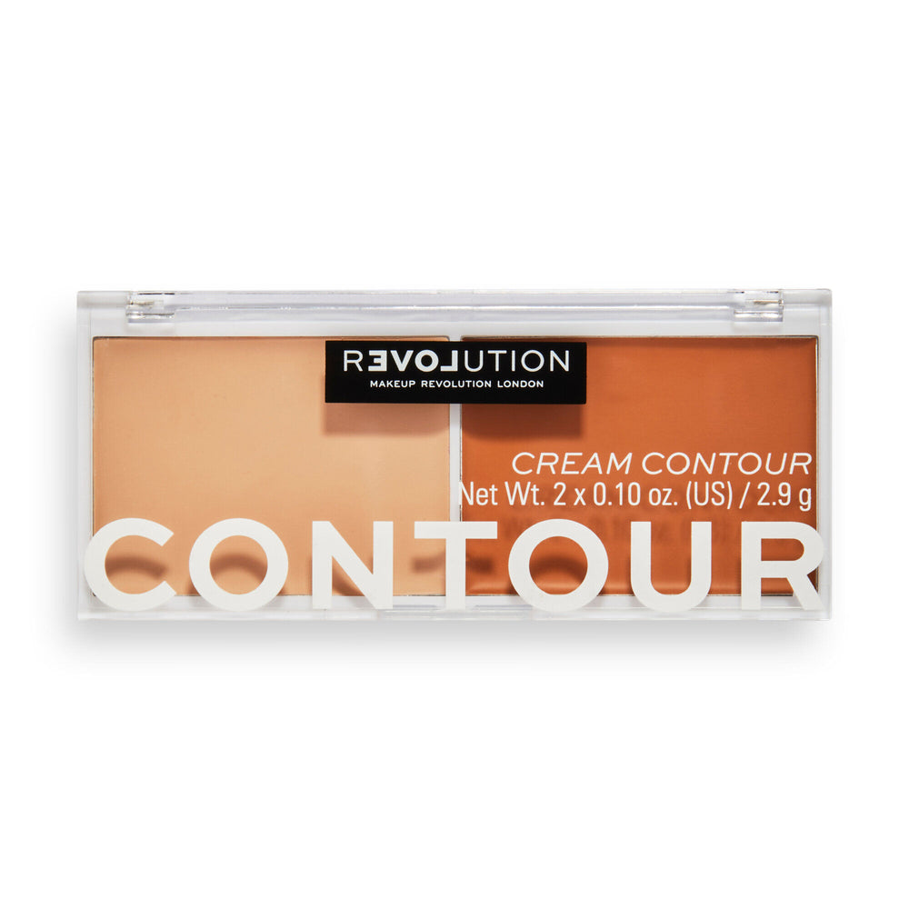 Revolution Relove Cream Contour Duo Light 4pc Set + 1 Full Size Product Worth 25% Value Free