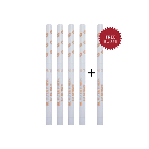 Revolution IRL Filter Finish Lip Liner Definer Clear Cup 4pc Set + 1 Full Size Product Worth 25% Value Free