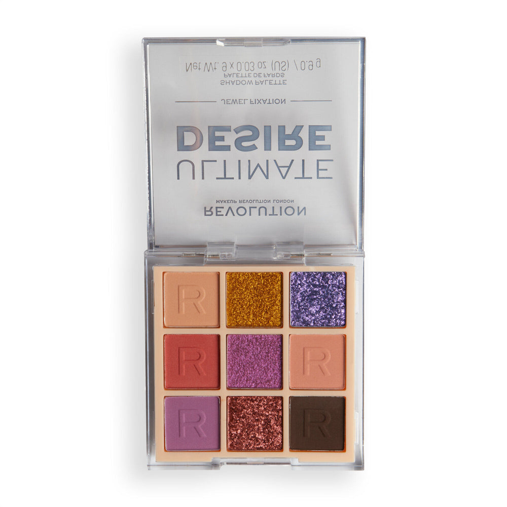Revolution Ultimate Desire Shadow Palette Jewel Fixation 4pc Set + 1 Full Size Product Worth 25% Value Free