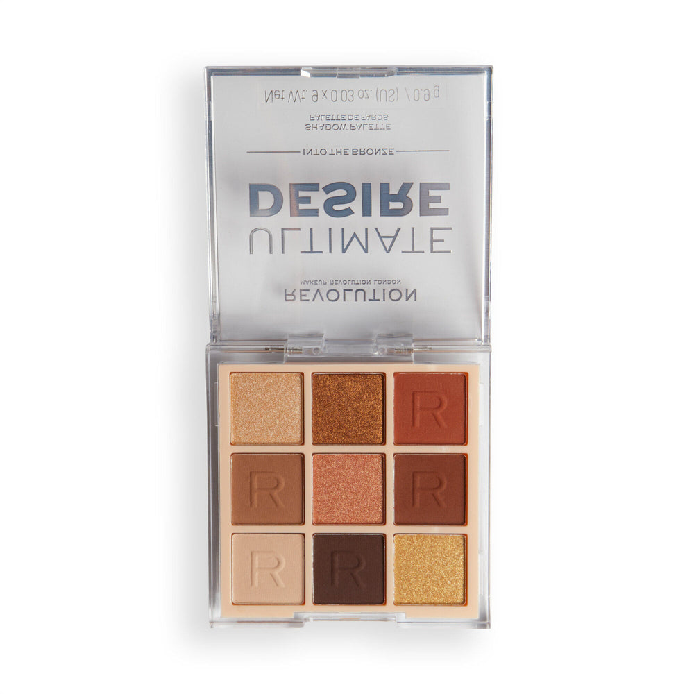 Revolution Ultimate Desire Shadow Palette Into the Bronze 4pc Set + 1 Full Size Product Worth 25% Value Free