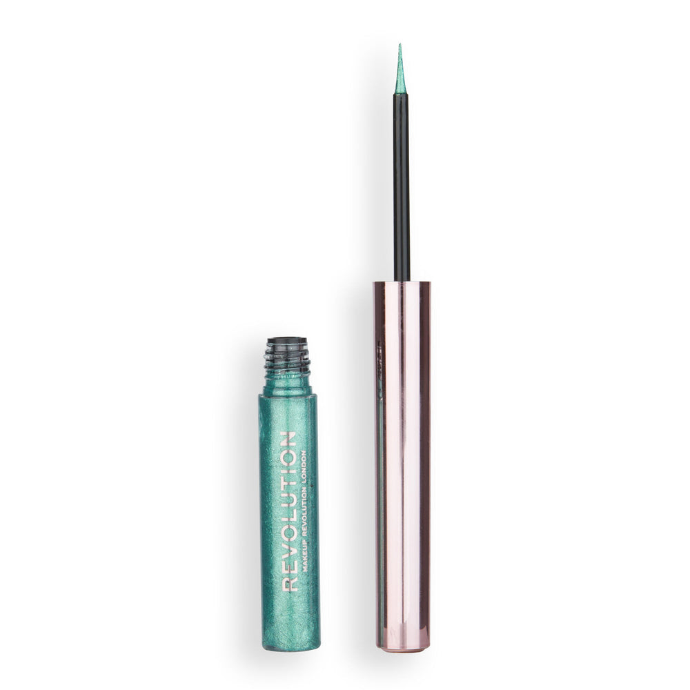 Revolution Ultimate Lights Chromatic Liner Teal Bling 4pc Set + 1 Full Size Product Worth 25% Value Free