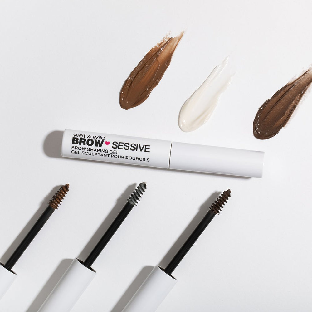 Wet N Wild Brow-Sessive Brow Shaping Gel - Brown 4pc Set + 1 Full Size Product Worth 25% Value Free