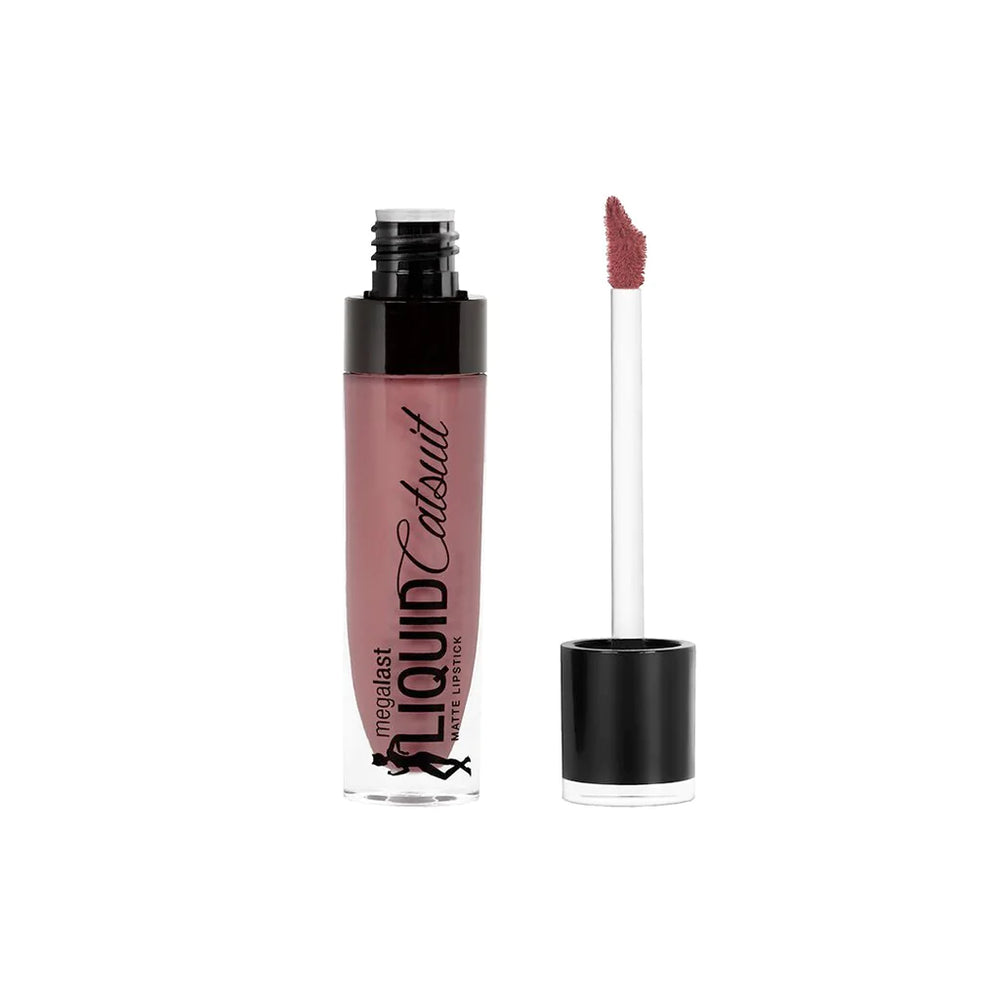 Wet N Wild Megalast Liquid Catsuit Matte Lipstick - Rebel Rose 4pc Set + 1 Full Size Product Worth 25% Value Free