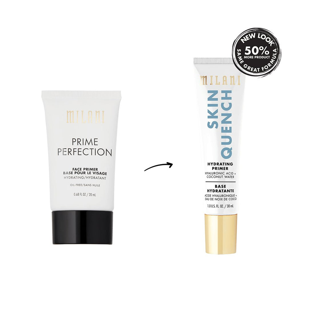 Milani Skin Quench Hydrating Primer 4pc Set + 1 Full Size Product Worth 25% Value Free