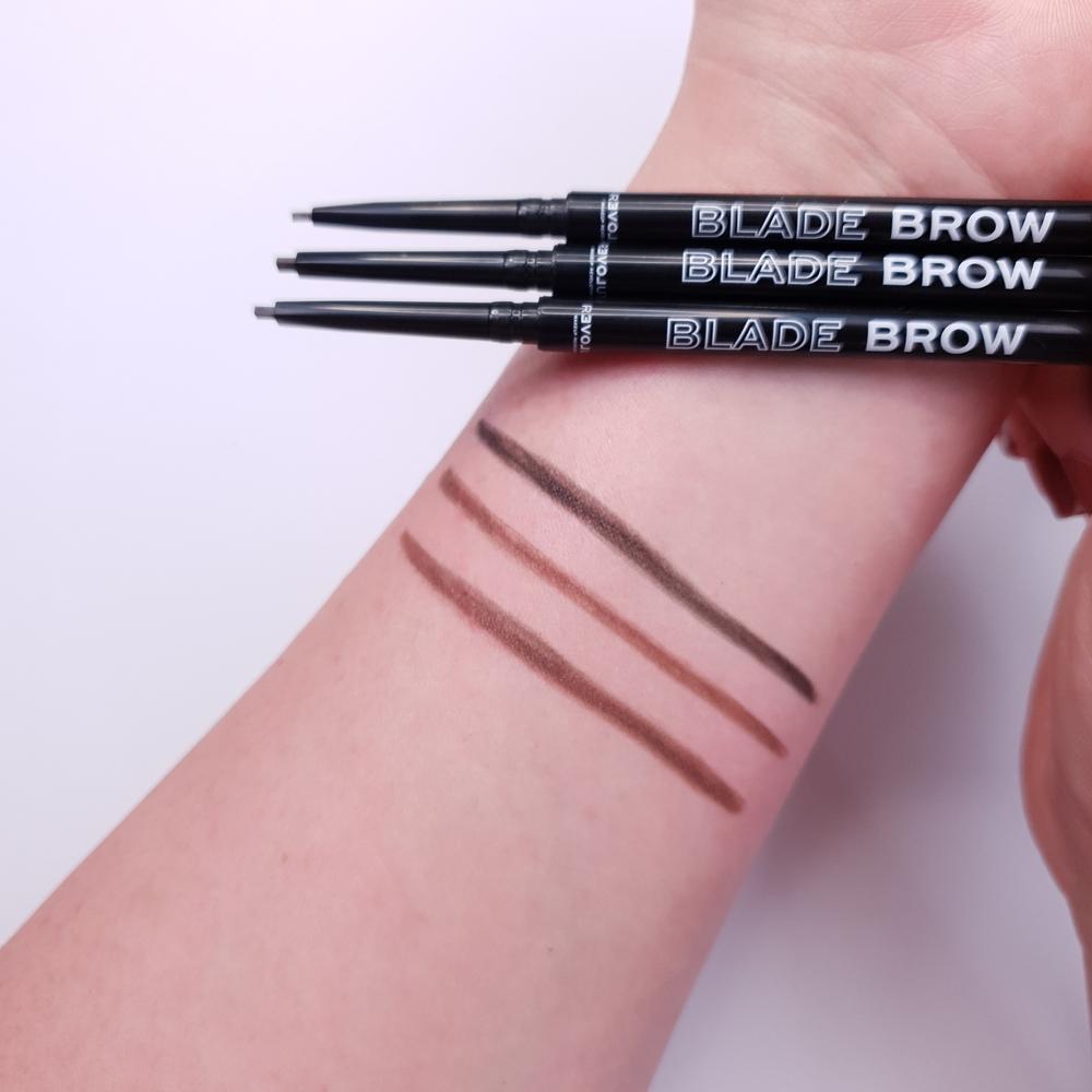 Revolution Relove Blade Brow Pencil - Dark Brown - HOK Makeup