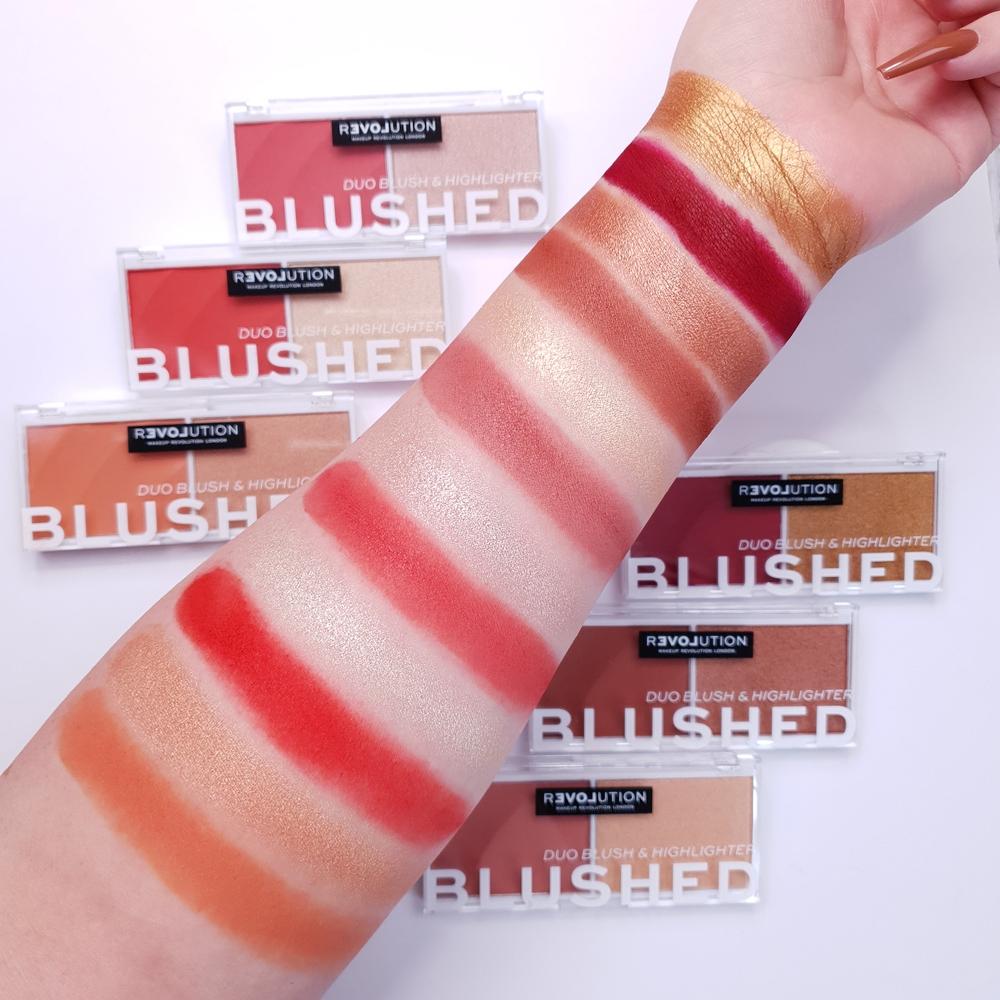 Revolution Relove Colour Play Blushed Duo - Wishful - HOK Makeup