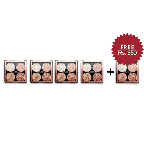 Makeup Revolution Cheek Kit Don't Hold Back 4Pcs Set + 1 Full Size Product Worth 25% Value Free